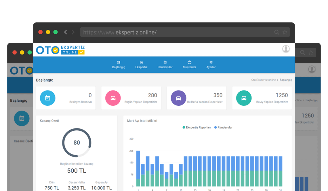 Ekspertiz.online Program Ekranı