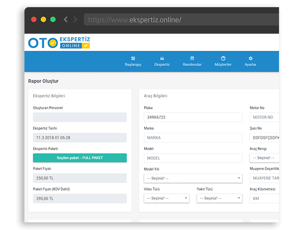 Ekspertiz.online | Çözüm Ortağı ve Rapor Takibi